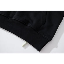 OFF airport strip arrow pattern pullover hooded sweater