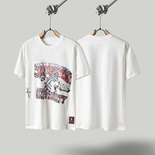 Travis Scott T Shirts x Mitchell x Ness Northeastern Huskies Hand-Deawn Short Sleeve