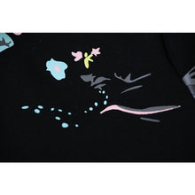 OW Ocean Jellyfish Arrow Pattern Hooded Sweater