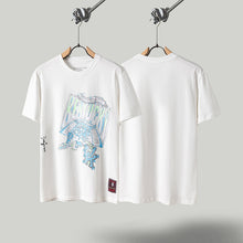 Travis Scott T Shirts x Mitchell n Ness Kentucky Wildcats Hand-Drawn collaboration short-sleeve