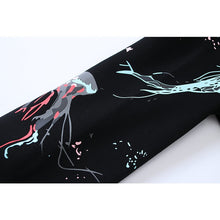 OW Ocean Jellyfish Arrow Pattern Hooded Sweater