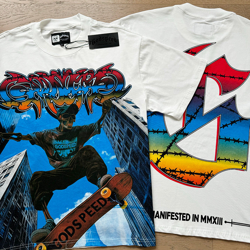 Godspeed T Shirts 260g pure cotton fabric