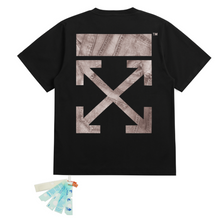 OFF WHITE T SHITRS High-quality 100% pure cotton streetwear Denim Print