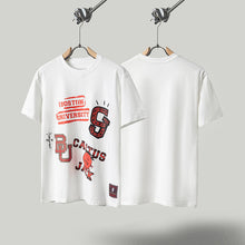 Travis Scott T Shirts x Mitchell x Ness Boston University Hand-Drawn Short Sleeve