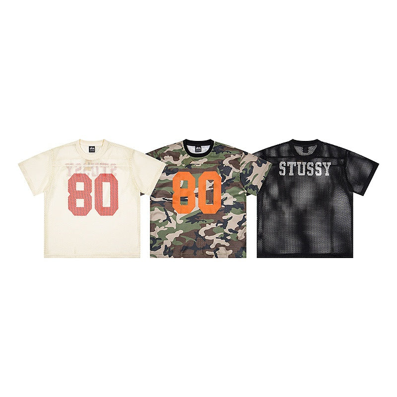 Stussy Jersey Mesh fabric t shirt