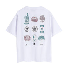 Amiri T Shirts Red text