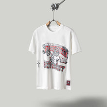 Travis Scott T Shirts x Mitchell x Ness Northeastern Huskies Hand-Deawn Short Sleeve