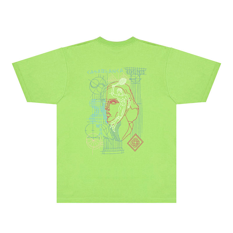 Casablanca T Shirts Street High-quality pure cotton