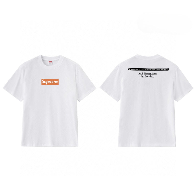 Supreme T Shirts pure cotton fashion apparel
