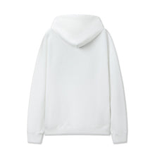 OW Butterfly Letter Print Pattern Pullover Hooded Sweater