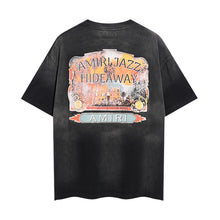 Amiri T Shirts Washed Series Foam-effect font