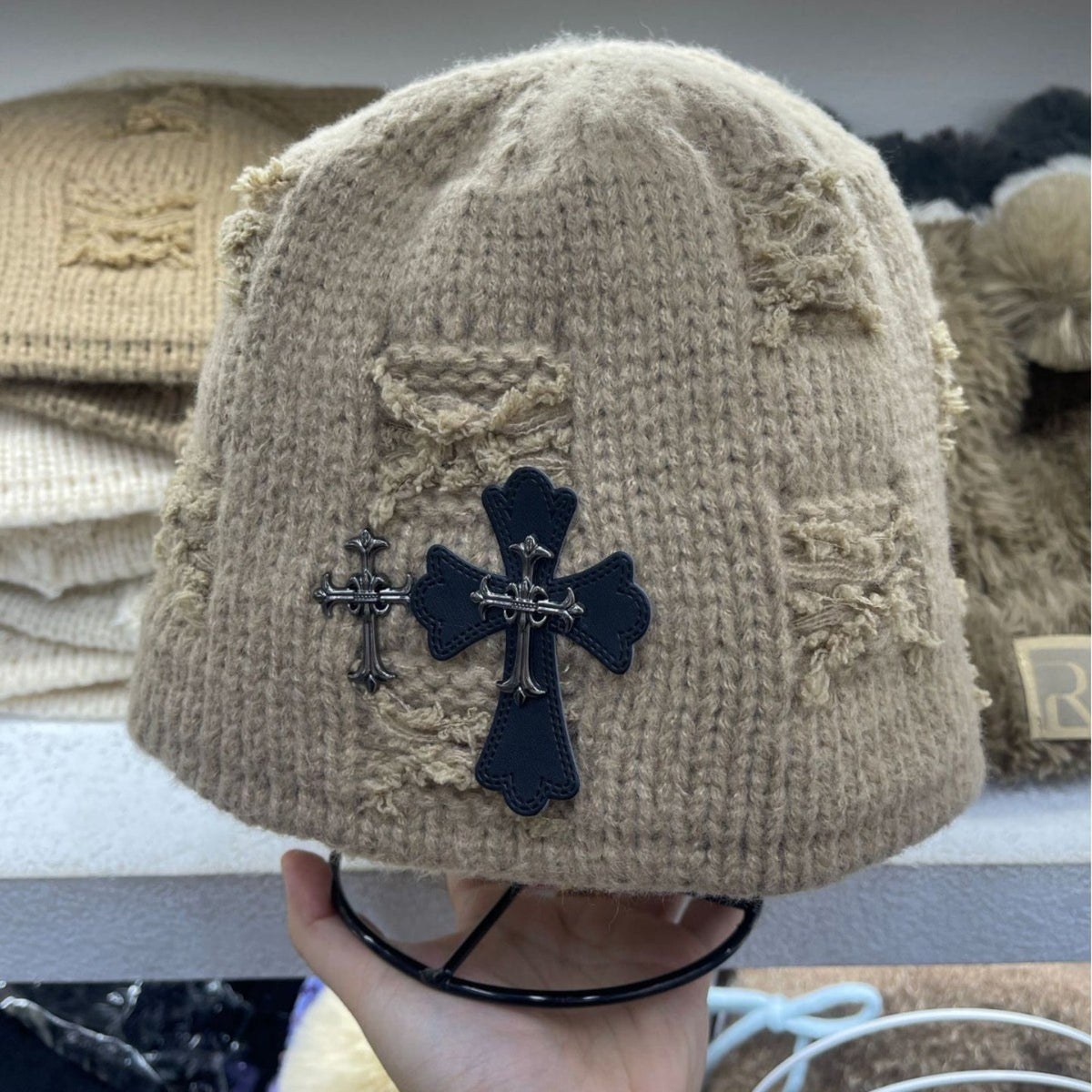 CHH  Heart Beanie Bucket Hat Winter