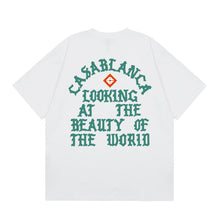 Casablanca T SHIRTS High-quality pure cotton streetwear