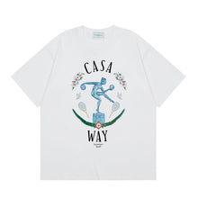 Casablanca T SHIRTS High-quality pure cotton streetwear