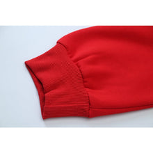 OW auspicious cloud letter arrow pattern hooded sweater