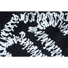 OW graffiti arrow print pattern hooded sweater