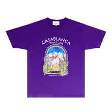 Casablanca T Shirts Street High-quality pure cotton