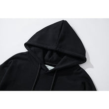 OFF airport strip arrow pattern pullover hooded sweater