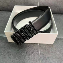 Amiri Belt Men's Belt Business Smooth Buckle Plain Weave