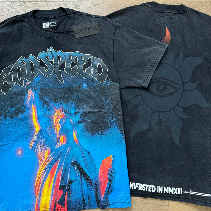 Godspeed T Shirts 260g pure cotton fabric