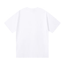 Purple T Shirts Coconut Palm Print Casual Versatile Short Sleeve Men and Women