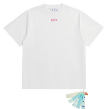 OFF WHITE T SHITRS High-quality 100% pure cotton streetwear