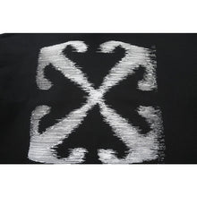 OW Graffiti Arrow Pattern Pullover Hooded Sweater