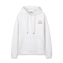 OW Lion Eagle Arrow Pattern Pullover Hooded Sweater