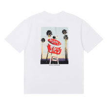 Purple T Shirts Coconut Printed Cotton Casual Short Sleeves Men and Women