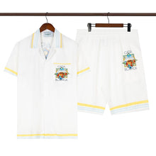 Casablanca Beach Shirt & Shorts Set Casual Summer Vacation/Travel Wear (Sold Separately)