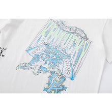 Travis Scott T Shirts x Mitchell n Ness Kentucky Wildcats Hand-Drawn collaboration short-sleeve
