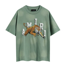 Amiri T Shirts Washed Series tiger