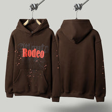 Travis Scott T Shirts FW24 DAYS BEFORE RODEO peripherals spider web print plush hooded sweatshirt