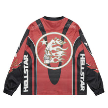 HS Long Sleeve Shirts Hip-hop loose oversize