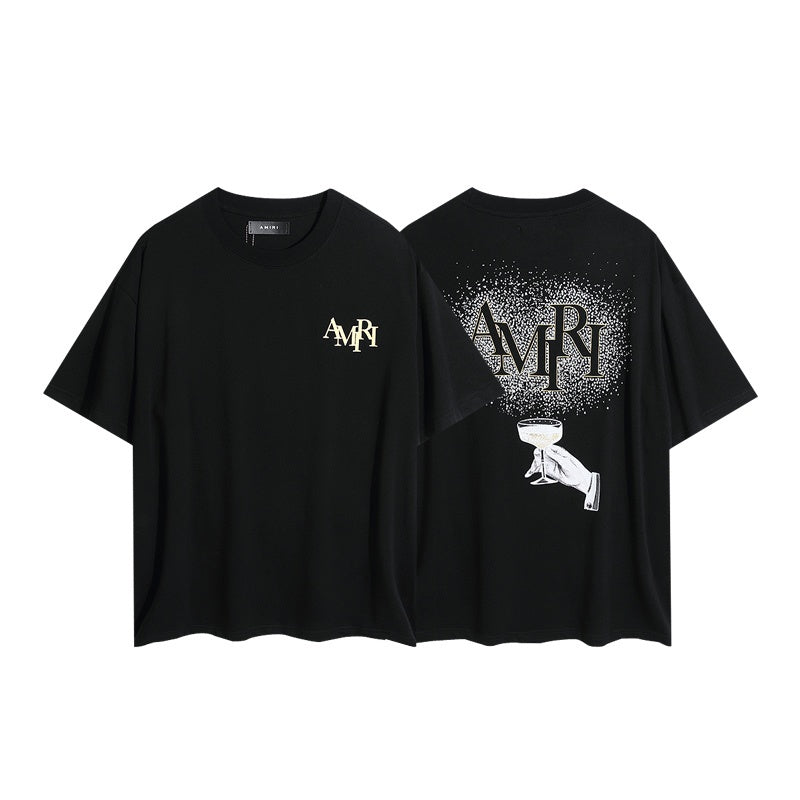 Amiri T Shirts Red wine glass