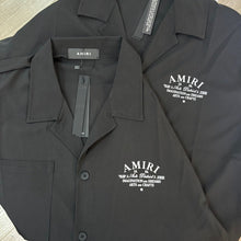 Amiri Shirt Stylish Resort Wear Rhinestone zipper