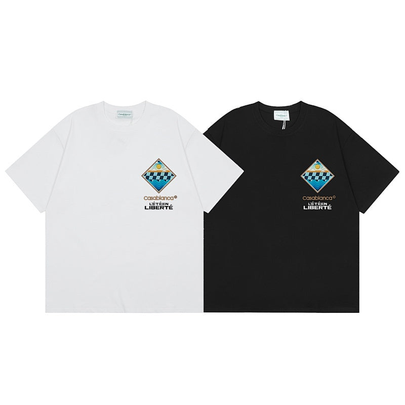 Casablanca T SHIRTS High-quality pure cotton streetwear