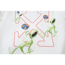 OW Alien Earth Arrow Pattern Hooded Sweater