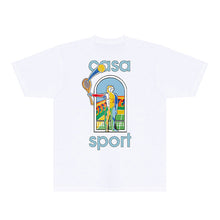 Casablanca T Shirts Street High-quality pure cotton