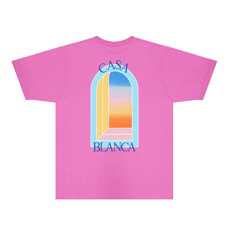Casablanca T Shirts Street High-quality pure cotton
