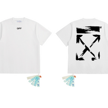 OFF WHITE T SHITRS High-quality 100% pure cotton streetwear
