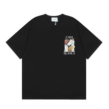 Casablanca T SHIRTS High-quality pure cotton streetwear