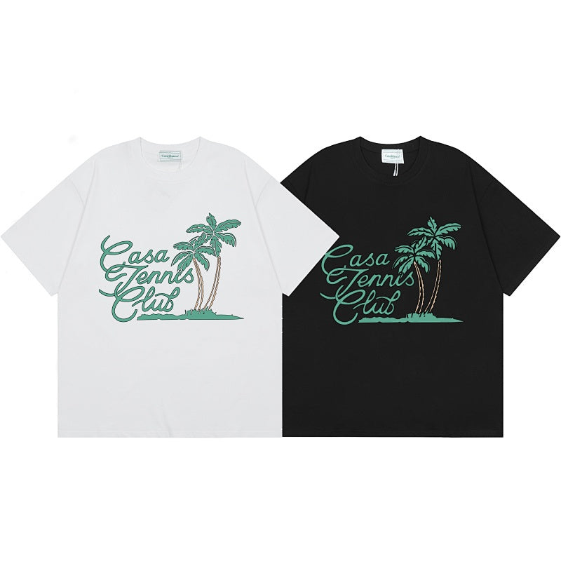 Casablanca T SHIRTS High-quality pure cotton streetwear