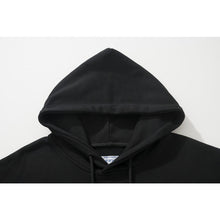 OW Graffiti Arrow Pattern Pullover Hooded Sweater