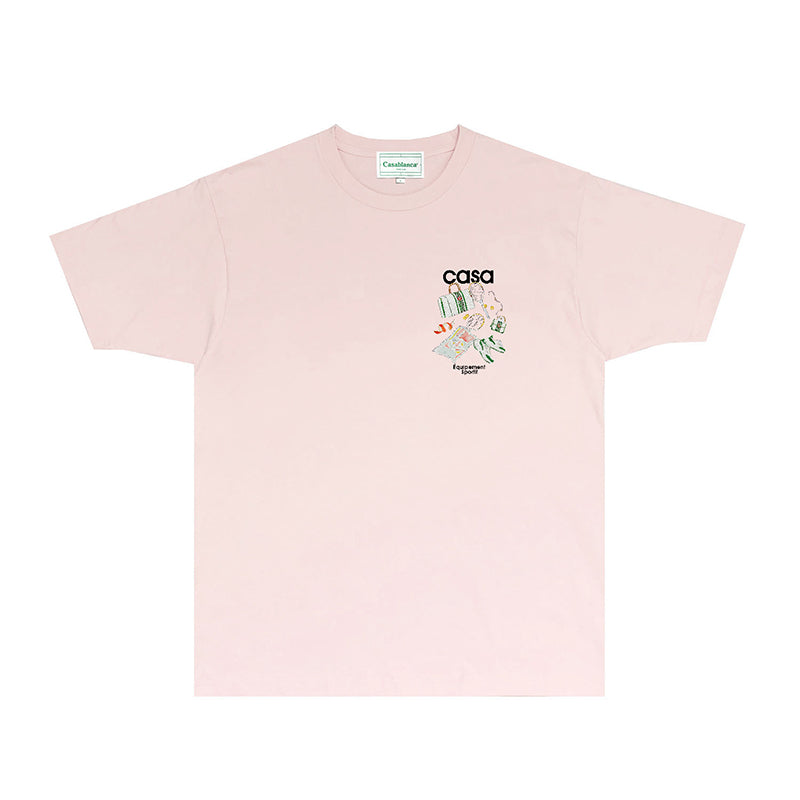 Casablanca T Shirts Street High-quality pure cotton