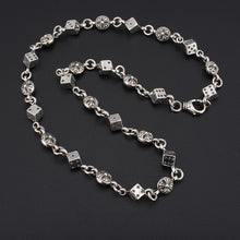Chrome Hearts Necklace Dice Cross Vintage Cross Flower Men's and Women's Necklaces