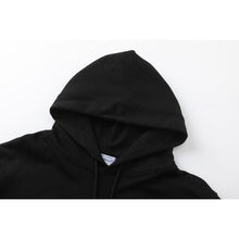 OW Car Angel Pattern Pullover Hooded Sweater