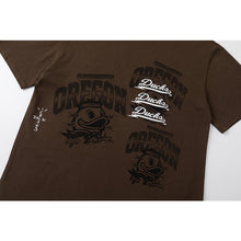 Travis Scott T Shirts x Mitchell x Ness Oregon Ducks Seal Short Sleeve