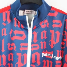 Palm Angels sweatshirt & sweatpants Two-piece set All-over letter printing zip-up cardigan