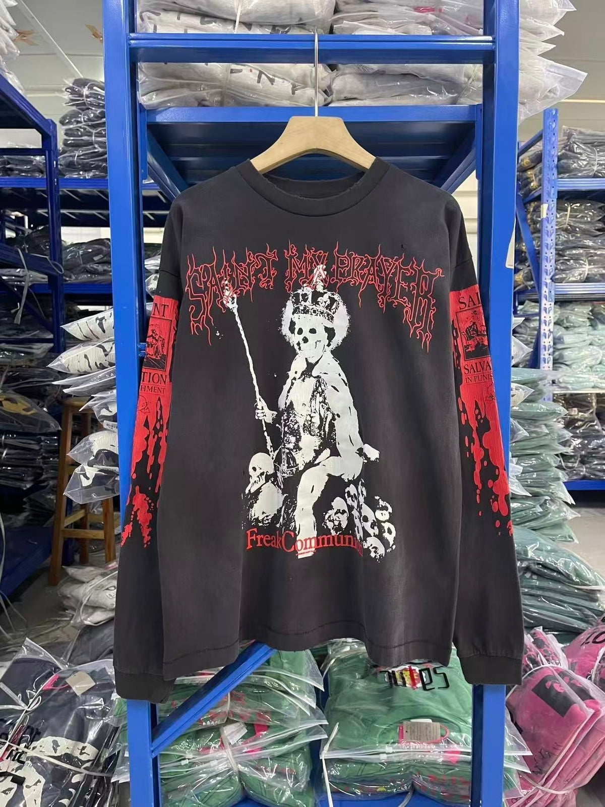 Saint Michael long sleeve shirts Premium-quality pure cotton streetwear for autumn